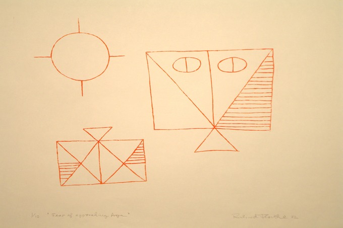 Fear of approaching Old Age 1982 (Silkscreen)