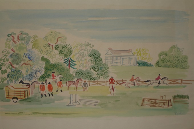 NY  Jumper warm-up (Watercolor) 1930-40's